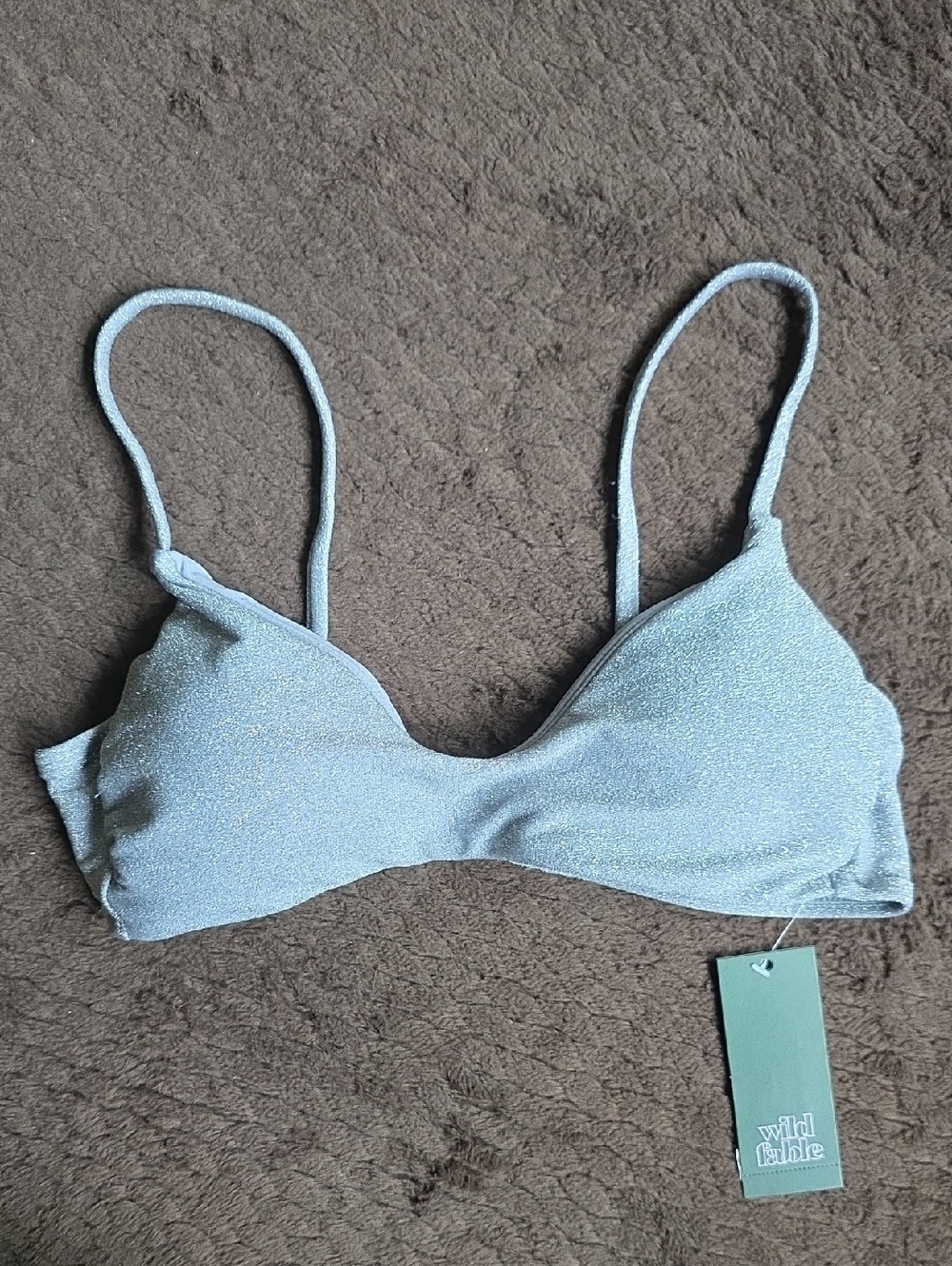 wild fable Shimmer Bikini Top